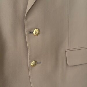 Dior Tan Blazer with Gold Buttons